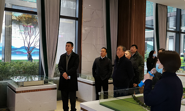 壹号娱乐官网集团辅导一行莅临武建中港城项目查抄领导